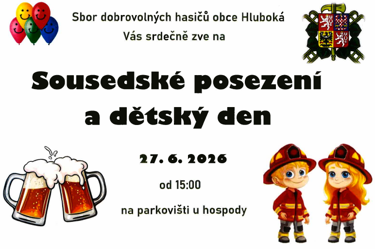 Sousedské posezení a dětský den